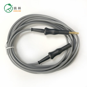 Reusable Monopolar Cable 4mm 4mm Connector Electrosurgical Cord