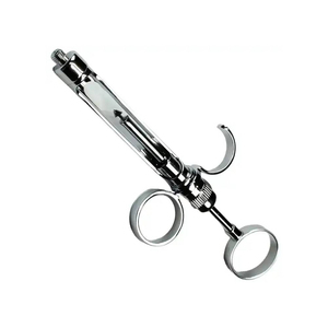 Premium Stainless Steel Manual Dental Syringe Reusable Surgical Instrument for Dentists Precise Injection Surgery Kit