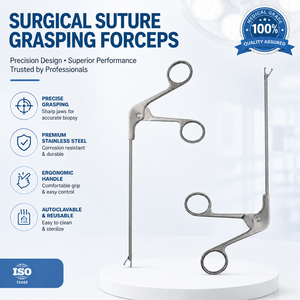 Surgical Suture Grasping Forceps Arthroscopy Surgical Instrument Stainless Steel OEM ODM Medical Forceps Autoclavable
